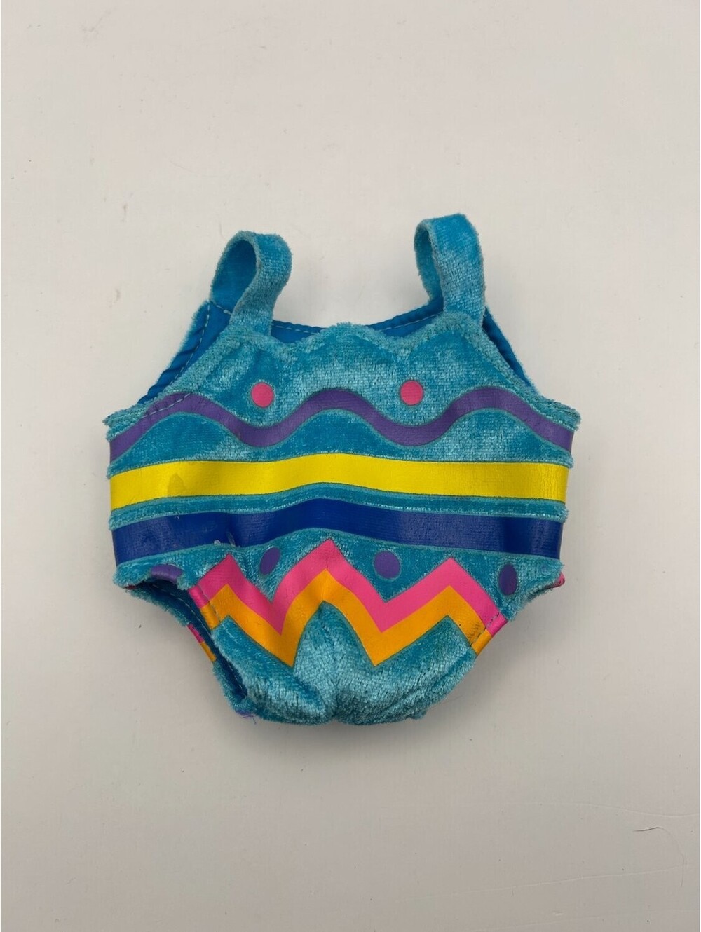 Build-A-Bear Buddies Mini Blue Chevron Swimsuit Costume
